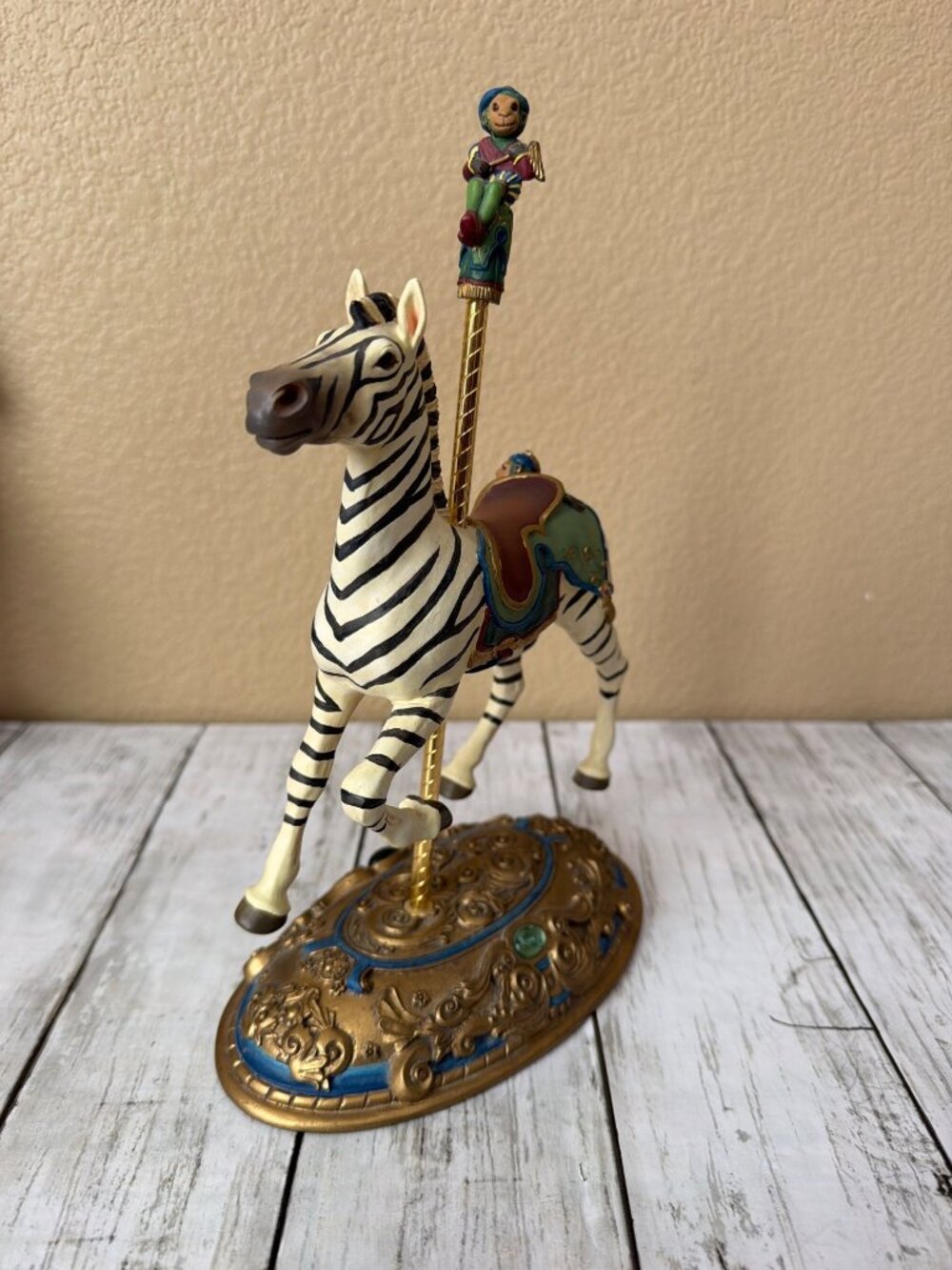 Set of 3 Willitts Carousel Classics Ann Dezendorf Ltd Ed Horse Zebra Eagle Back - Picture 8 of 16